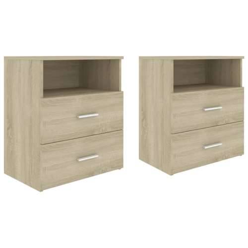 Noćni ormarići 2 kom boja hrasta sonome 50 x 32 x 60 cm - sonoma hrast 2 Cijena
