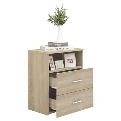 Noćni ormarići 2 kom boja hrasta sonome 50 x 32 x 60 cm - sonoma hrast 2 Cijena