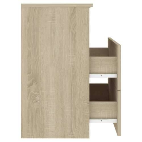 Noćni ormarići 2 kom boja hrasta sonome 50 x 32 x 60 cm - sonoma hrast 2 Cijena