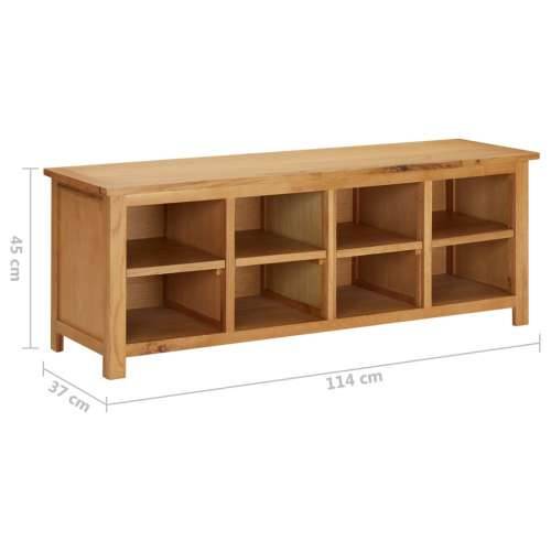 Stalak za cipele 114 x 37 x 45 cm od masivne hrastovine Cijena