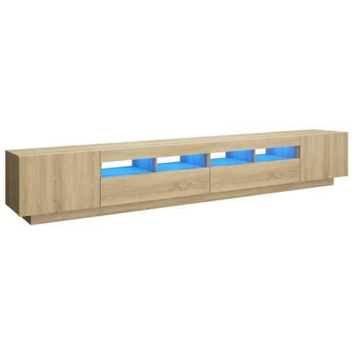 TV ormarić s LED svjetlima boja hrasta sonome 260 x 35 x 40 cm - sonoma hrast 1 Cijena