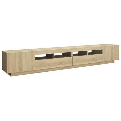 TV ormarić s LED svjetlima boja hrasta sonome 260 x 35 x 40 cm - sonoma hrast 1 Cijena