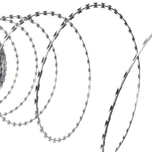 Žilet žica spiralne role 2 kom od pocinčanog čelika 60 m - 60 m 2 Cijena