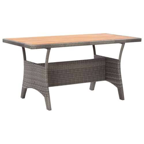 Vrtni stol sivi 120 x 70 x 66 cm od masivnog bagremovog drva - Siva 120 x 70 x 66 cm 1 Cijena