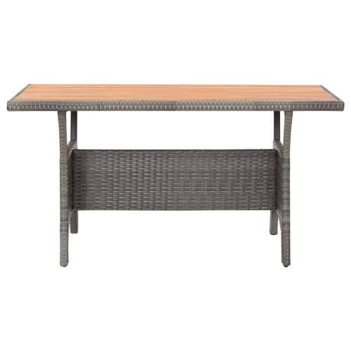 Vrtni stol sivi 120 x 70 x 66 cm od masivnog bagremovog drva - Siva 120 x 70 x 66 cm 1 Cijena