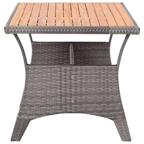 Vrtni stol sivi 120 x 70 x 66 cm od masivnog bagremovog drva - Siva 120 x 70 x 66 cm 1 Cijena