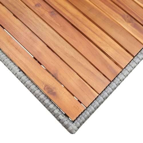 Vrtni stol sivi 120 x 70 x 66 cm od masivnog bagremovog drva - Siva 120 x 70 x 66 cm 1 Cijena
