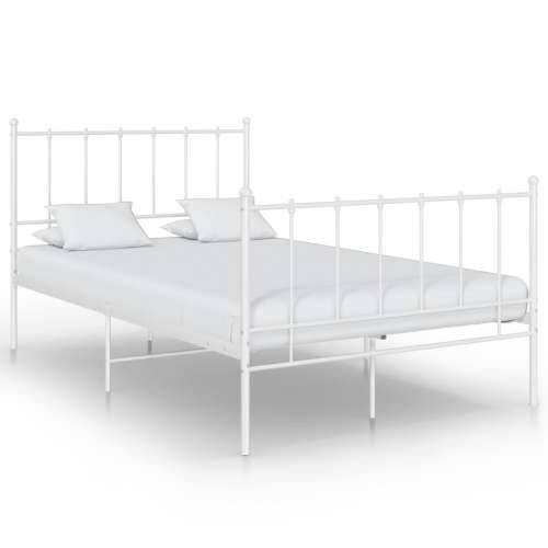 Okvir za krevet bijeli metalni 120 x 200 cm - Bijela 120 x 200 cm Cijena