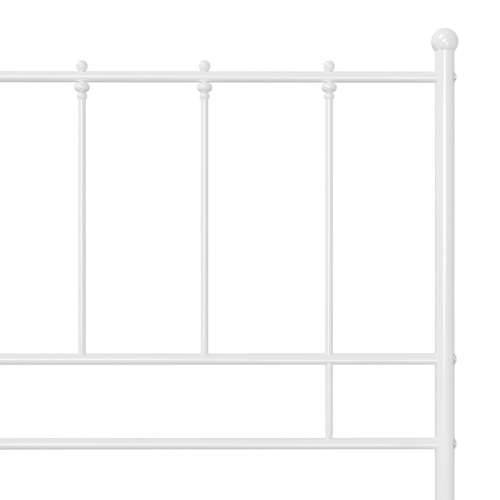 Okvir za krevet bijeli metalni 120 x 200 cm - Bijela 120 x 200 cm Cijena