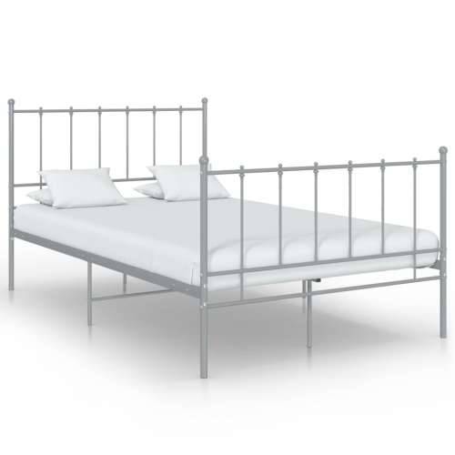 Okvir za krevet sivi metalni 120 x 200 cm - Siva 120 x 200 cm Cijena