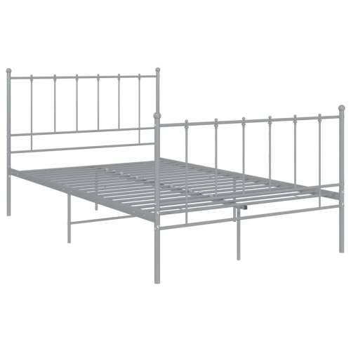 Okvir za krevet sivi metalni 120 x 200 cm - Siva 120 x 200 cm Cijena