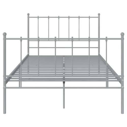 Okvir za krevet sivi metalni 120 x 200 cm - Siva 120 x 200 cm Cijena
