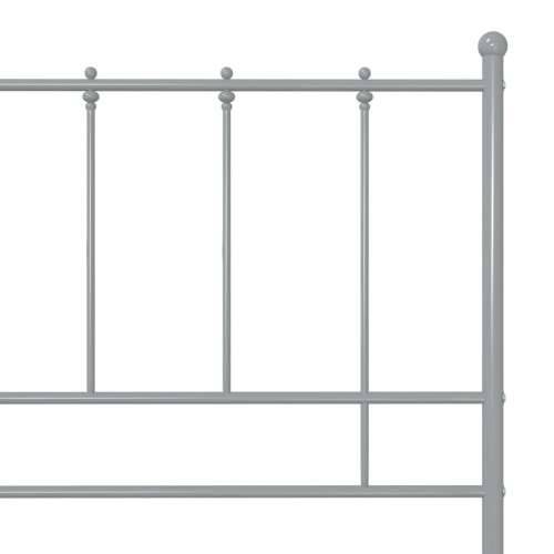 Okvir za krevet sivi metalni 120 x 200 cm - Siva 120 x 200 cm Cijena