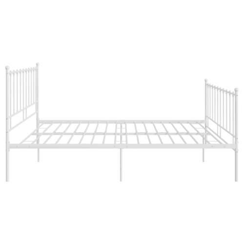 Okvir za krevet bijeli metalni 140 x 200 cm - Bijela 140 x 200 cm Cijena