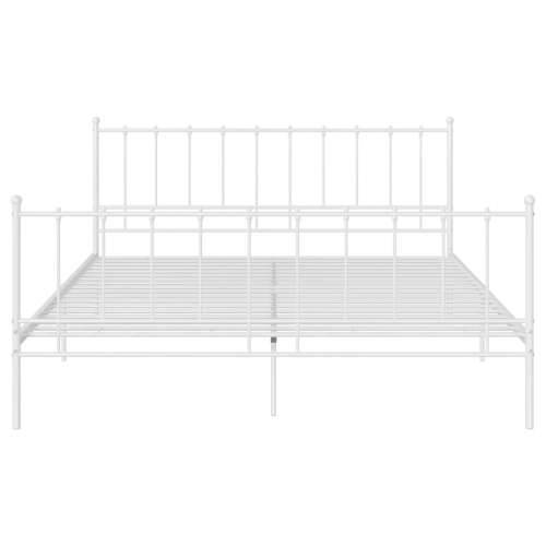 Okvir za krevet bijeli metalni 140 x 200 cm - Bijela 140 x 200 cm Cijena