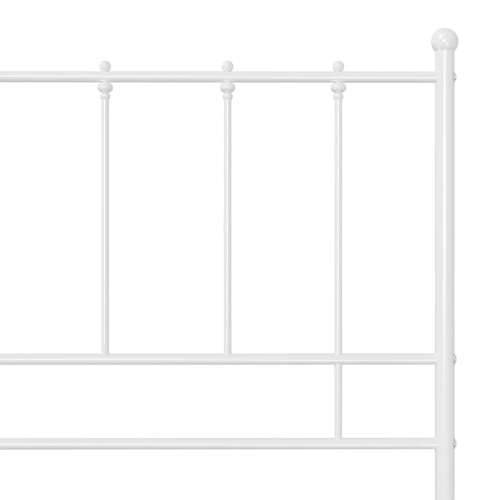 Okvir za krevet bijeli metalni 140 x 200 cm - Bijela 140 x 200 cm Cijena