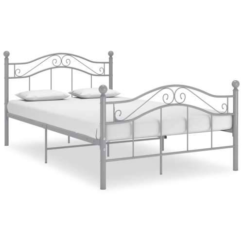 Okvir za krevet sivi metalni 120 x 200 cm - Siva 120 x 200 cm Cijena