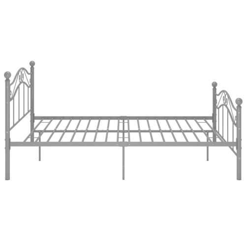 Okvir za krevet sivi metalni 120 x 200 cm - Siva 120 x 200 cm Cijena