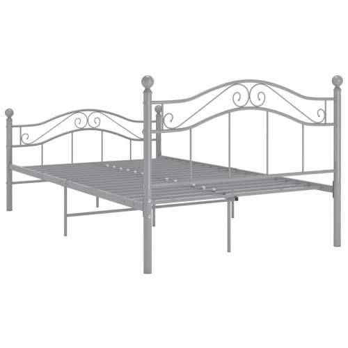 Okvir za krevet sivi metalni 120 x 200 cm - Siva 120 x 200 cm Cijena