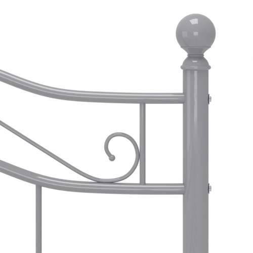 Okvir za krevet sivi metalni 120 x 200 cm - Siva 120 x 200 cm Cijena
