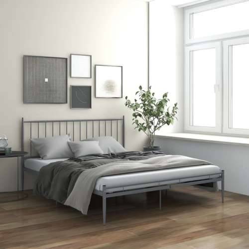 Okvir za krevet sivi metalni 140 x 200 cm - Siva 140 x 200 cm Cijena