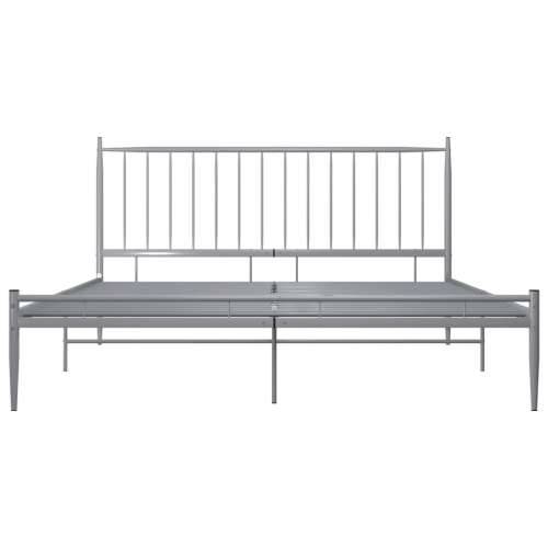 Okvir za krevet sivi metalni 140 x 200 cm - Siva 140 x 200 cm Cijena