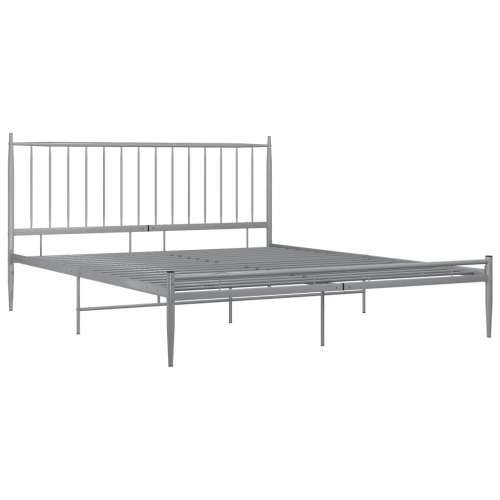 Okvir za krevet sivi metalni 140 x 200 cm - Siva 140 x 200 cm Cijena