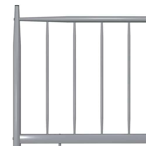 Okvir za krevet sivi metalni 140 x 200 cm - Siva 140 x 200 cm Cijena