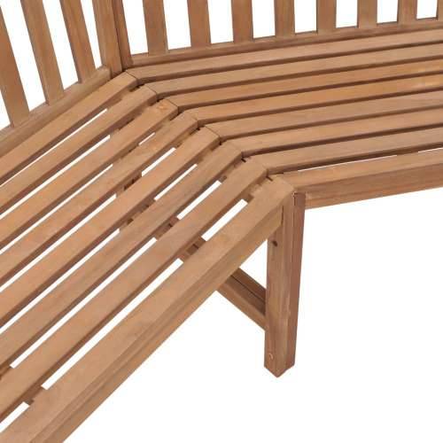 Kutna vrtna klupa 185 x 185 x 90 cm od masivne tikovine Cijena