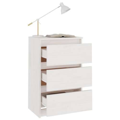 Noćni ormarići 2 kom bijeli 40 x 29,5 x 64 cm masivna borovina - Bijela 2 Cijena