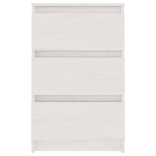 Noćni ormarići 2 kom bijeli 40 x 29,5 x 64 cm masivna borovina - Bijela 2 Cijena