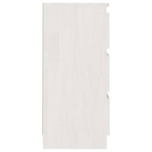 Noćni ormarići 2 kom bijeli 40 x 29,5 x 64 cm masivna borovina - Bijela 2 Cijena