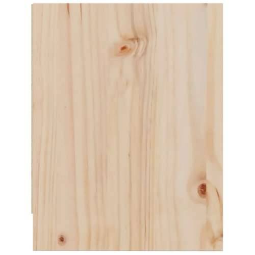 Noćni ormarić 40 x 30,5 x 40 cm od masivne borovine - Prirodna 1 Cijena