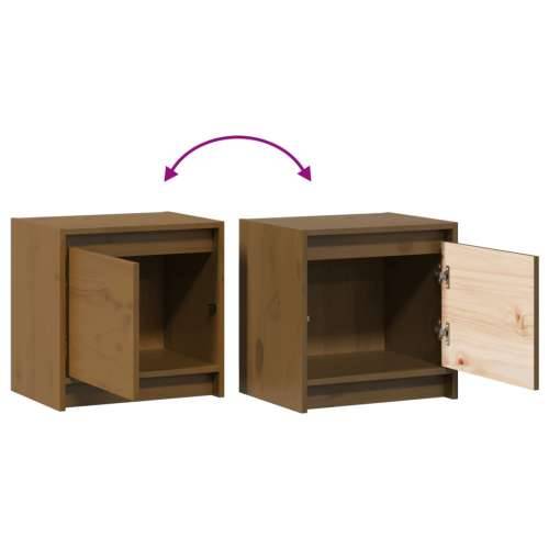 Noćni ormarići 2 kom boja meda 40x30,5x40 cm masivna borovina - boja meda 2 Cijena