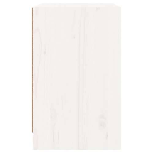 Noćni ormarići 2 kom bijeli 40 x 31 x 50 cm od masivne borovine - Bijela 2 Cijena