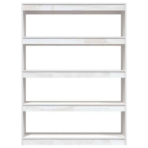 Ormarić za knjige / pregrada bijeli 100x30x103 cm borovina - Bijela 1 135.5 cm 100 cm Cijena