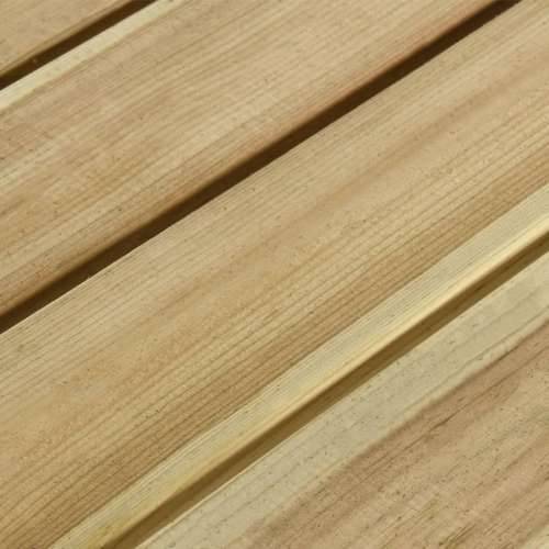 Stol za piknik s klupama 110x123x73 cm od impregnirane borovine - 110 x 123 x 73 cm 1 Cijena