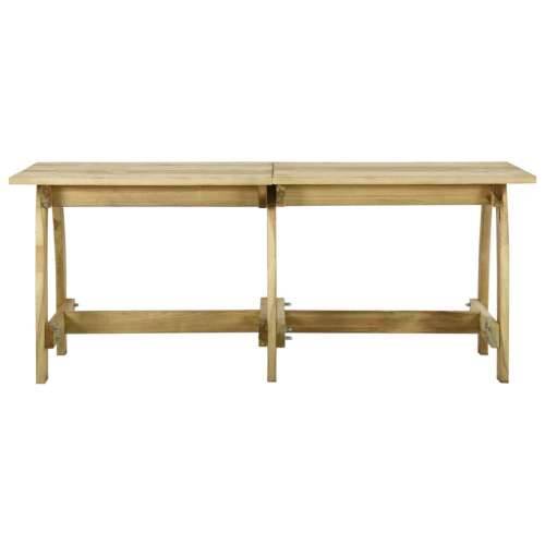 Vrtni stol 220 x 74 x 75 cm od impregnirane borovine - 220 x 74 x 75 cm 1 Cijena