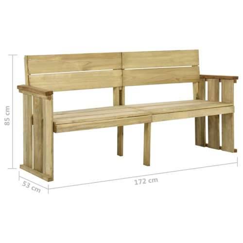 Vrtna klupa 172 cm od impregnirane borovine - 172 x 53 x 85 cm 1 Cijena