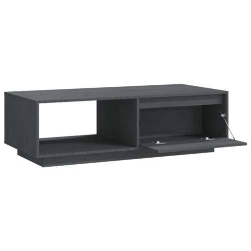Stolić za kavu sivi 110 x 50 x 33,5 cm od masivne borovine Siva 1 Cijena
