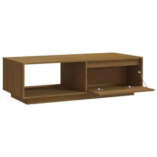 Stolić za kavu boja meda 110 x 50 x 33,5 cm od masivne borovine - boja meda 1 Cijena