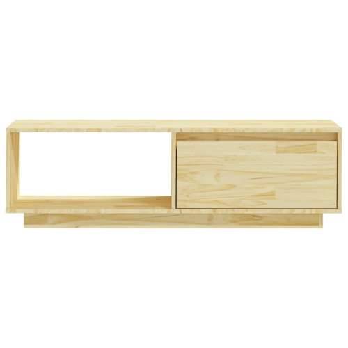 TV ormarić 110 x 30 x 33,5 cm od masivne borovine - Prirodna 1 Cijena