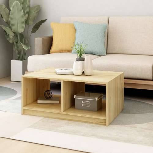 Stolić za kavu 75 x 50 x 33,5 cm od masivne borovine - Prirodna 1 Cijena