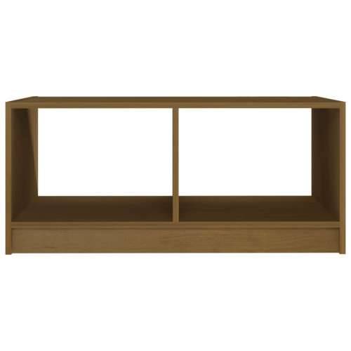 Stolić za kavu boja meda 75 x 50 x 33,5 cm od masivne borovine - boja meda 1 Cijena