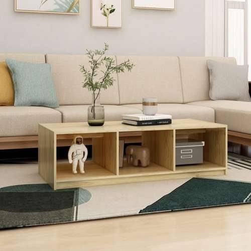 Stolić za kavu 110 x 50 x 34 cm od masivne borovine - Prirodna 1 Cijena