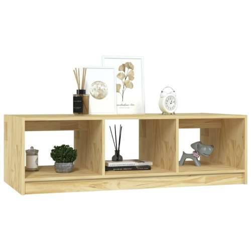 Stolić za kavu 110 x 50 x 34 cm od masivne borovine - Prirodna 1 Cijena