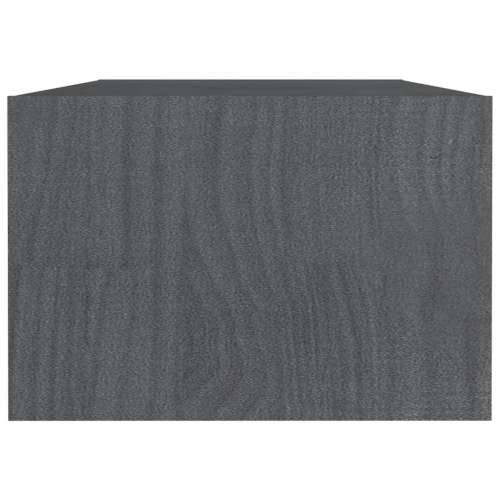 Stolić za kavu sivi 110 x 50 x 34 cm od masivne borovine - Siva 1 Cijena