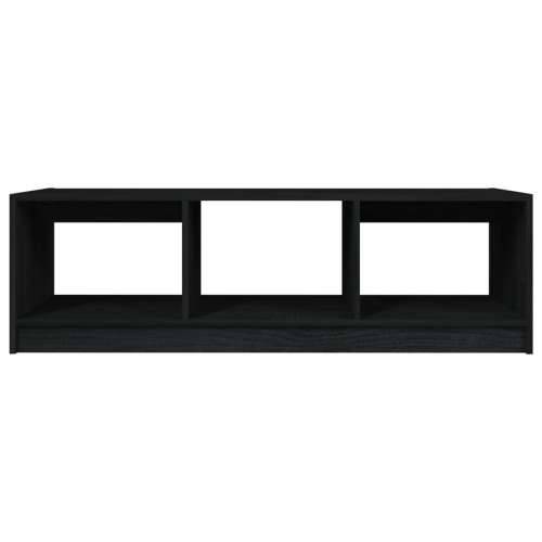 Stolić za kavu crni 110 x 50 x 34 cm od masivne borovine - Crna 1 Cijena