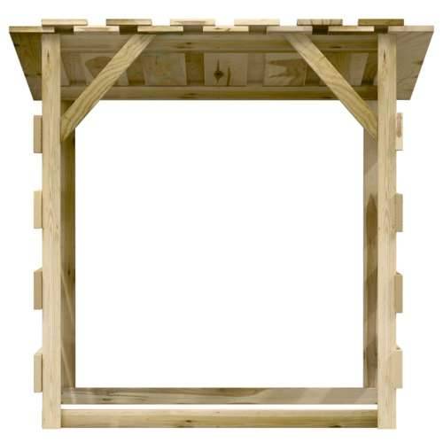 Pergole s krovom 6 kom 100 x 90 x 100 cm impregnirana borovina - 100 x 90 x 100 cm 6 Cijena