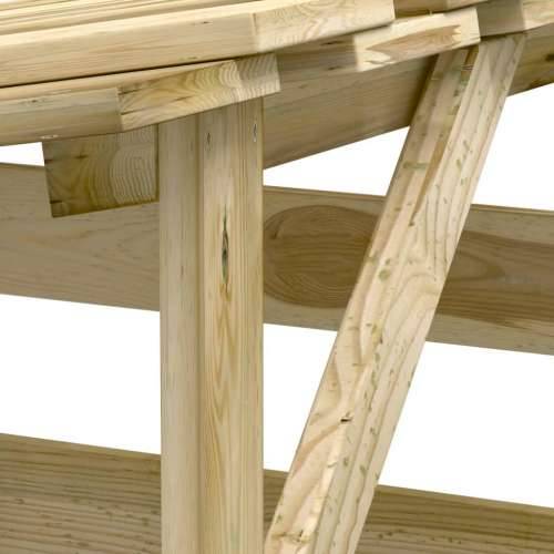 Pergole s krovom 6 kom 100 x 90 x 100 cm impregnirana borovina - 100 x 90 x 100 cm 6 Cijena